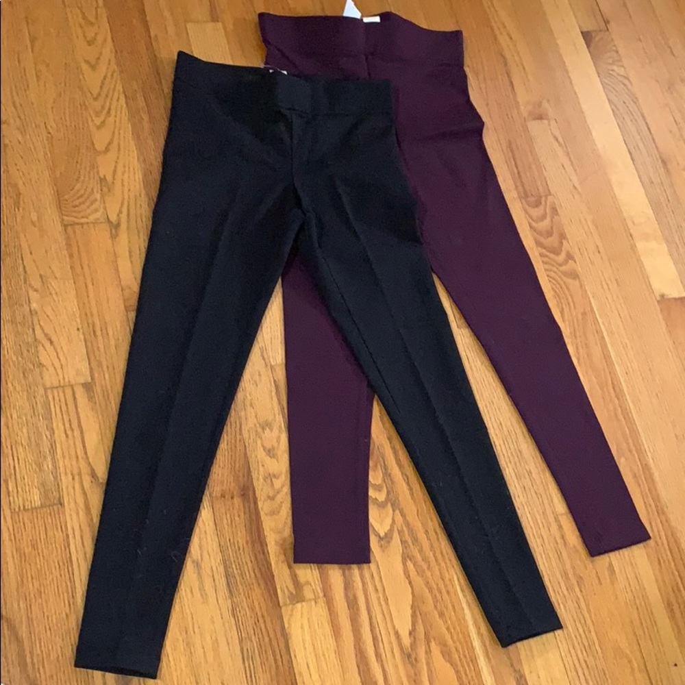 2 PAIRS Marty M spandex leggings, size XS